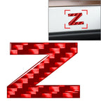 Red Lowercase Alphabet Letter Decals for Door Wall Window Badge Emblem