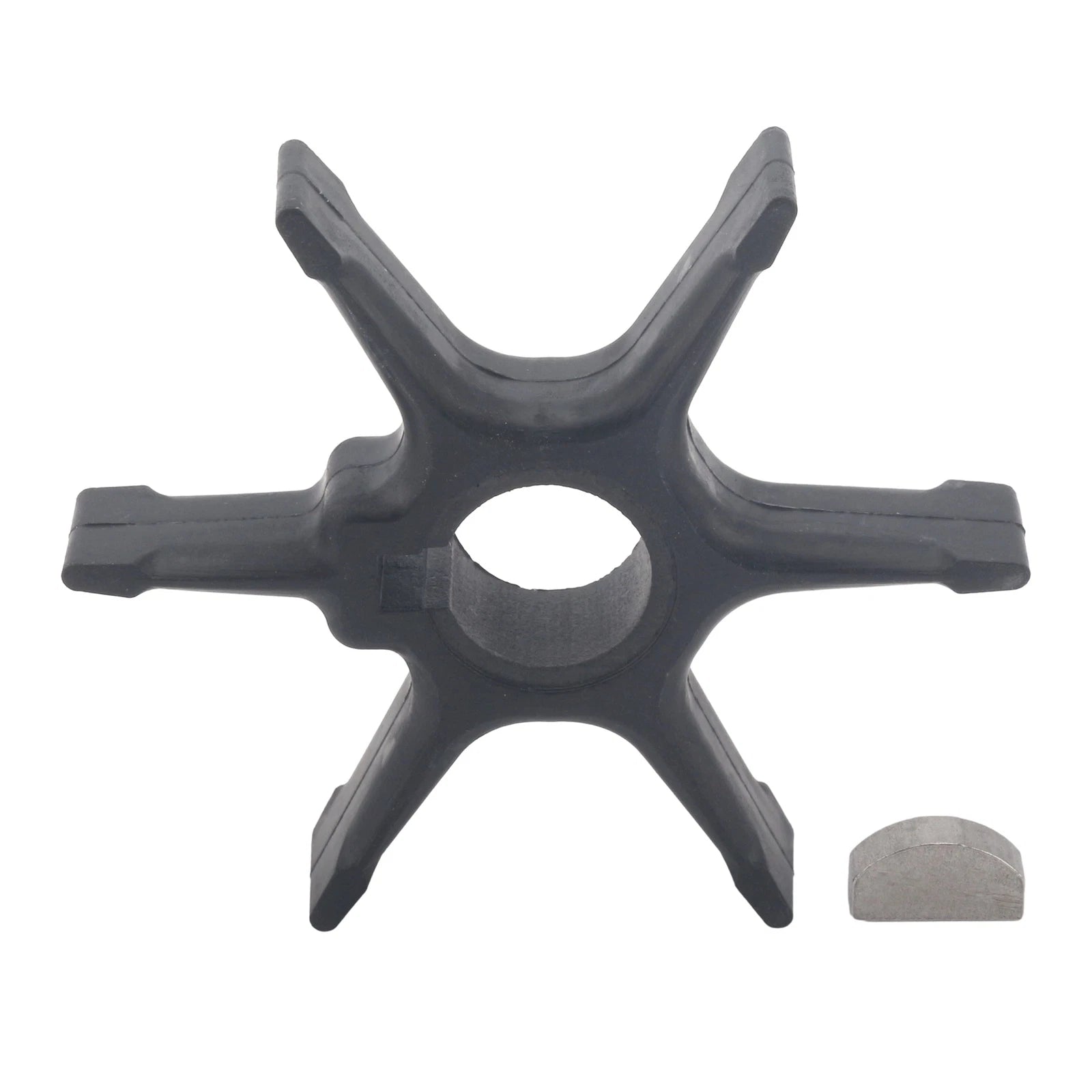 Outboard Water Pump Impeller & Key for Suzuki 9.9-28 HP (2-Stroke)