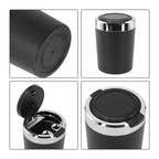 Smokeless Auto Ash Tray with Lid and LED Light for Universal Use (2010–2023)