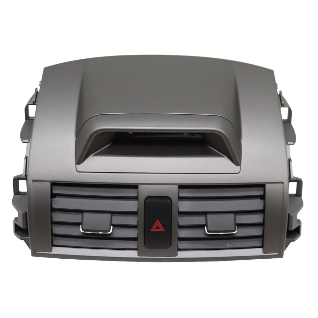Center Dash A/C Outlet Air Vent Panel with Clock for Toyota Corolla (2009–2013)