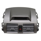 Center Dash A/C Outlet Air Vent Panel with Clock for Toyota Corolla (2009–2013)