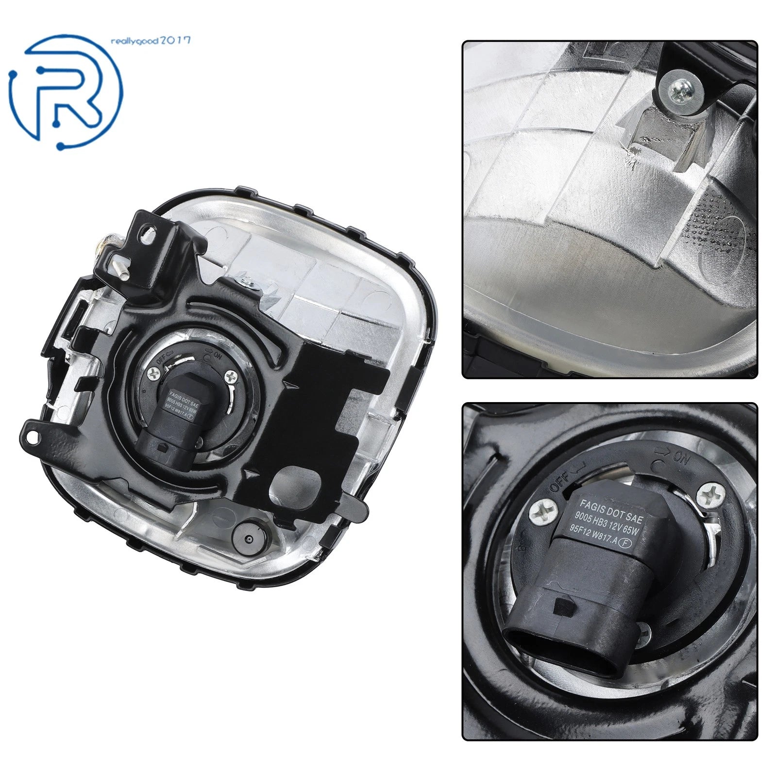 Fog Light with Guard Bezel Cover for Subaru Forester (1998-2000)