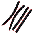 Set of 4 Window Visors Rain Guard Shades for Toyota Sienna (2004–2009)