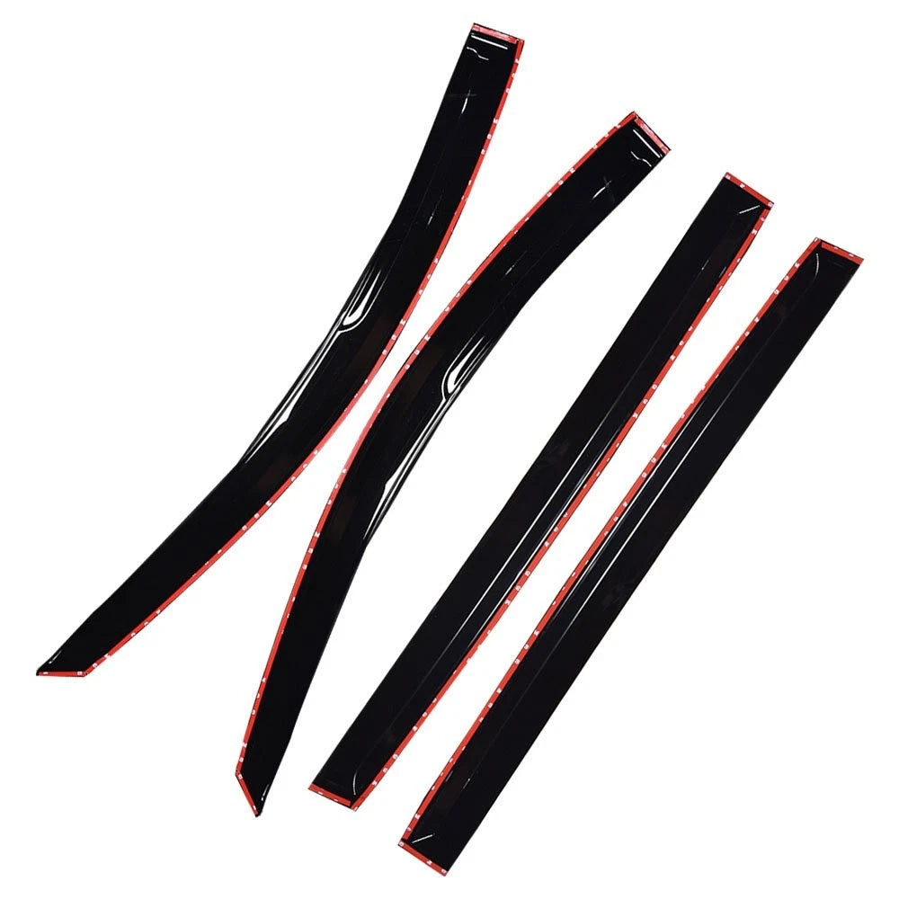 Set of 4 Window Visors Rain Guard Shades for Toyota Sienna (2004–2009)