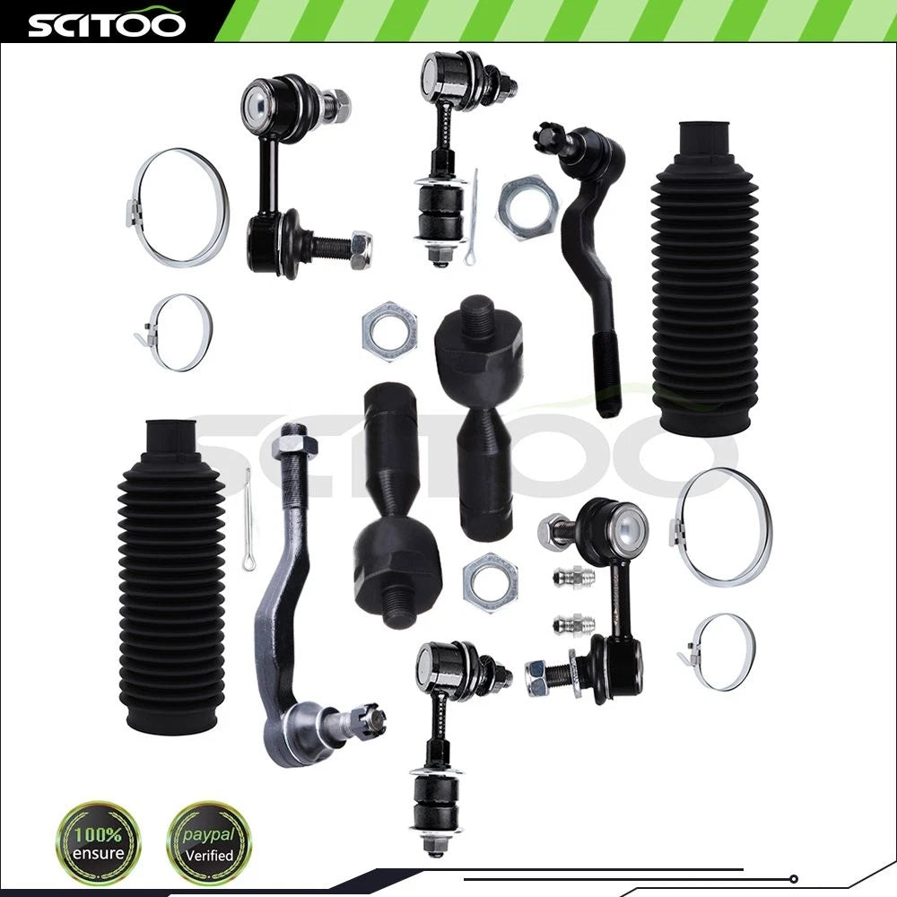 Front Tie Rod End & Sway Bar End Link Suspension Kit for Toyota Tacoma (2001–2004)