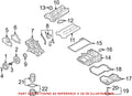 Lower Engine Oil Pan Gasket 11137566808 for BMW X5 (2010)