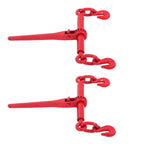 Set of 2 Tie Down Chain Load Binders for Securing 5/16" - 3/8" Chains