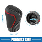 Gear Shift Knob for Lexus ES300h (2013–2021) Carbon Fiber Black Faux Leather