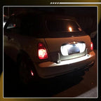 White LED License Plate Lights for Mini Cooper Convertible R57 (2009–2015)