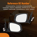 Power Heated Blind Spot Rear View Mirrors for Toyota Tacoma (2016–2023)