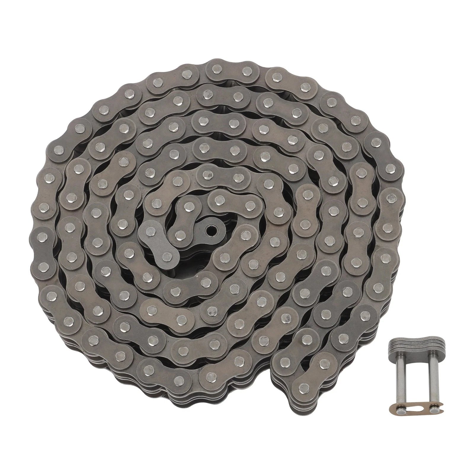 2X #80-2 Double Row Chain for Various Applications (10 Feet, 2 Connectors)