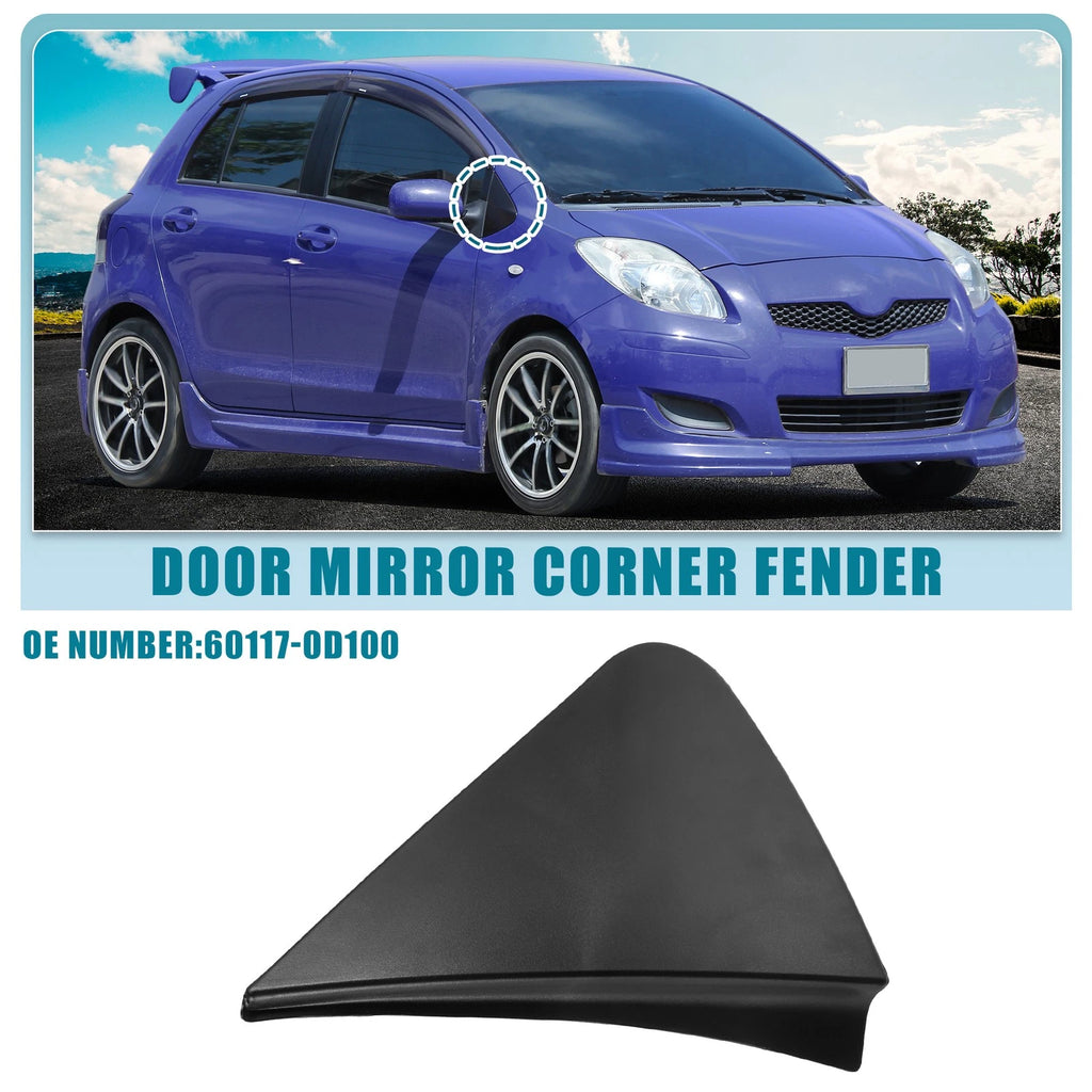 Front Right Door Mirror Corner Fender Cover Trim for Toyota Yaris (2007–2011)