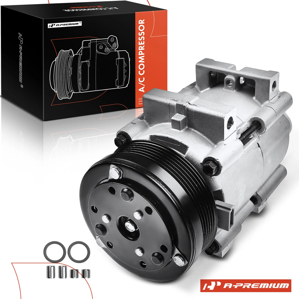 A/C Compressor with Clutch for Ford Escort, Mercury Tracer (1992–2002)