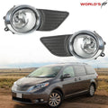 Pair Fog Lights for Toyota Sienna (2011–2015)