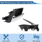 Front Passenger Side Interior Door Handle for Buick Lacrosse (2009–2014) Black Chrome