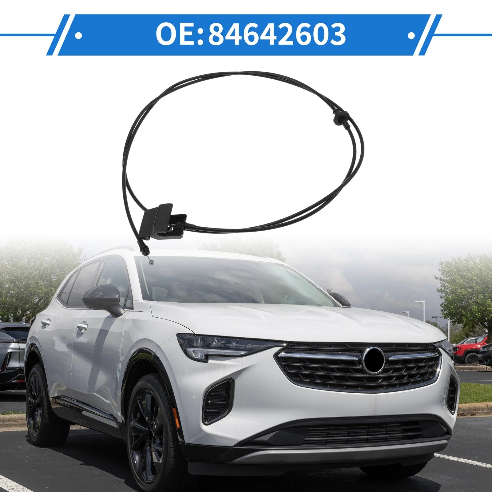 Hood Latch Release Cable for Buick Envision (2021–2023) No. 84642603