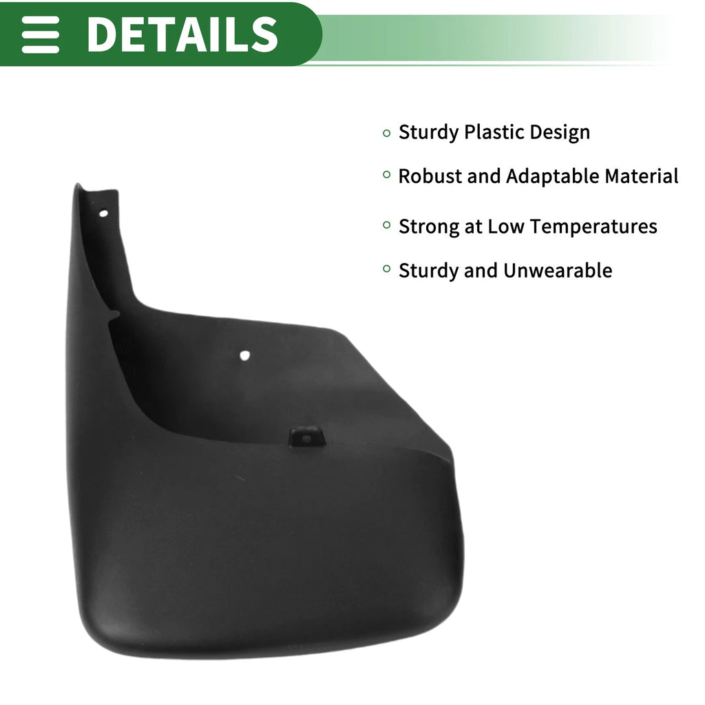Mud Flaps Splash Guards for Chevrolet Trailblazer (2002–2009) W/ Mounts