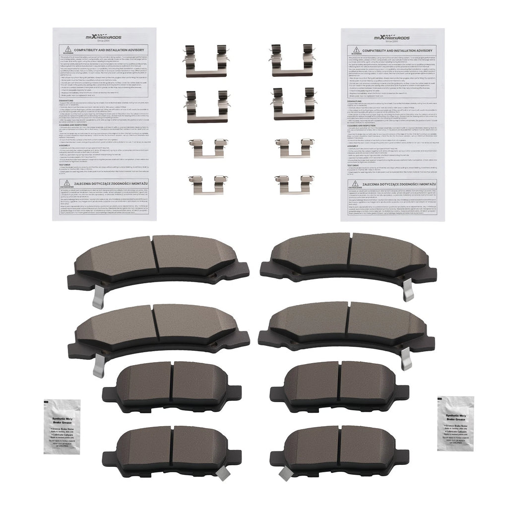 Ceramic Brake Pads Kit for Chevrolet Impala Limited (2014–2016)