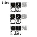 Set of 3 Carburetor Gasket Repair Kit for ZAMA GND-105 C1M-EL44 Chainsaw