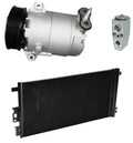 A C Compressor Kit With Condenser for Saturn Aura 2.4L Hybrid (2007–2009)