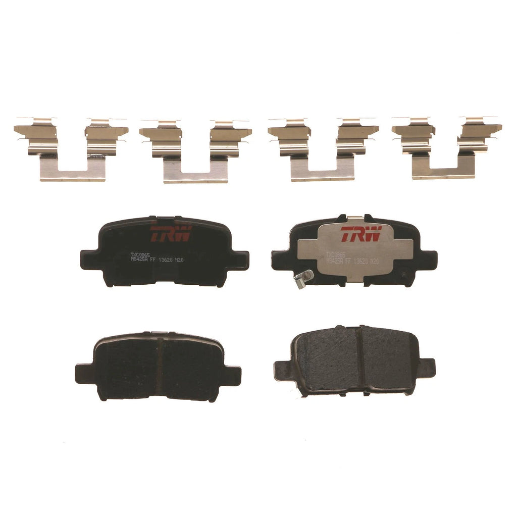 Set of 4 Disc Brake Pads for Honda Pilot (2003–2008)