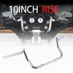 10 Inch Meathook Ape Hangers for Harley Street Glide, Electra Glide