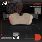 Set of 4 Rear Ceramic Brake Pads for BMW X1 228i Gran Coupe (2020–2023)