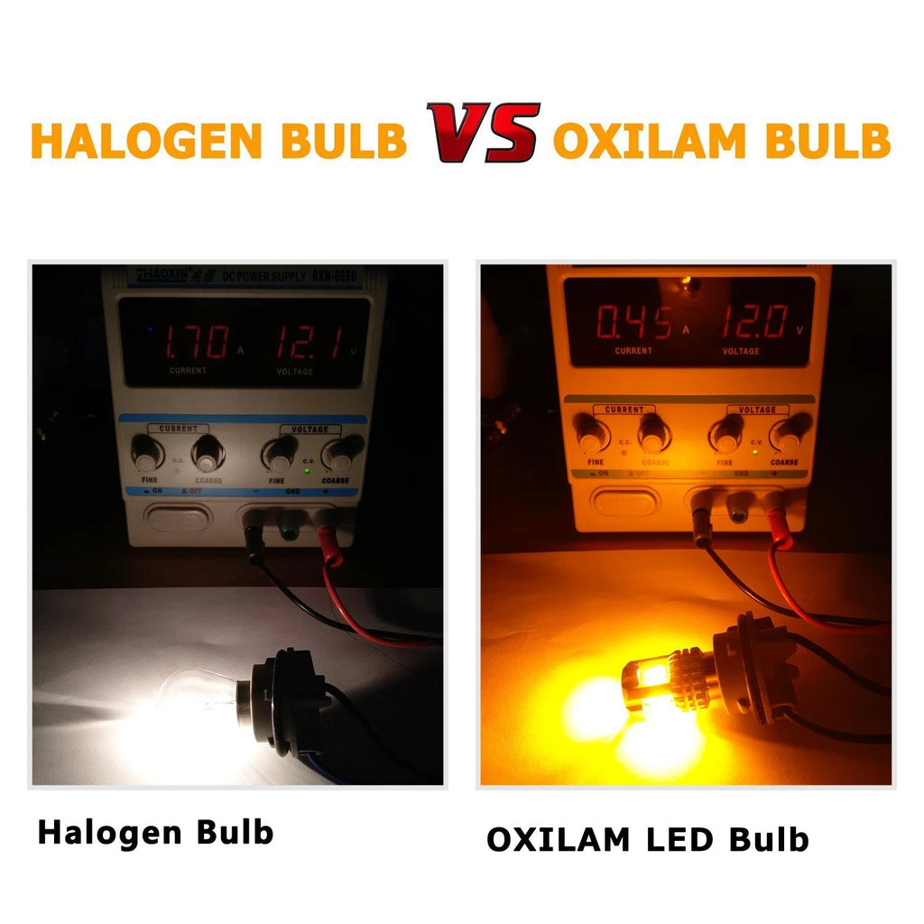 2X LED Amber Yellow Turn Signal Bulbs