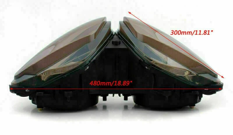 Front Headlight Assembly for Yamaha YZF 1000 R1 (2002–2003) Smoke