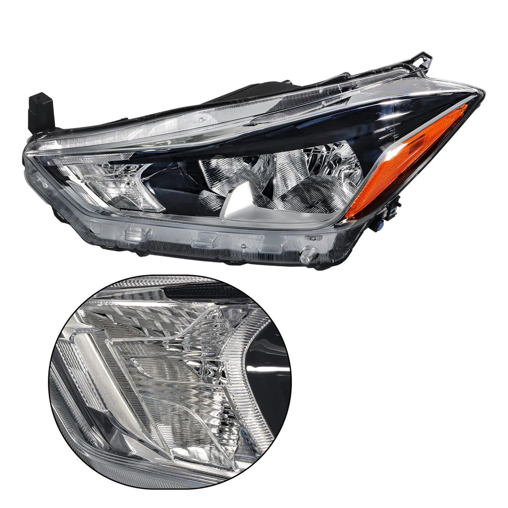 Left Headlight for Nissan Kicks (2018–2020) Chrome Halogen