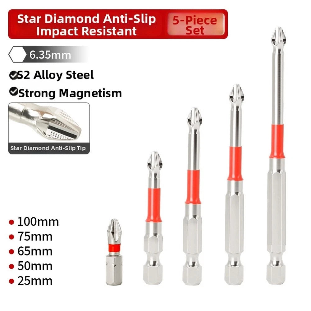 PH2 Star Bit Screwdriver Bit for Power Tools (25mm)