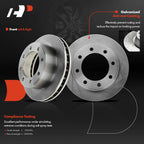 Front Brake Rotors & Pads with Calipers for F-250 Super Duty (1999–2007)