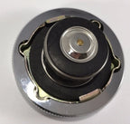 Radiator Cap Chrome Aluminum Smooth 16 Lb for Hot Rod Rat Rod Custom