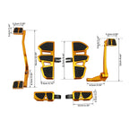 Floorboards, Brake Pedal, Shift Lever Pegs for Harley Softail (2018–2024)