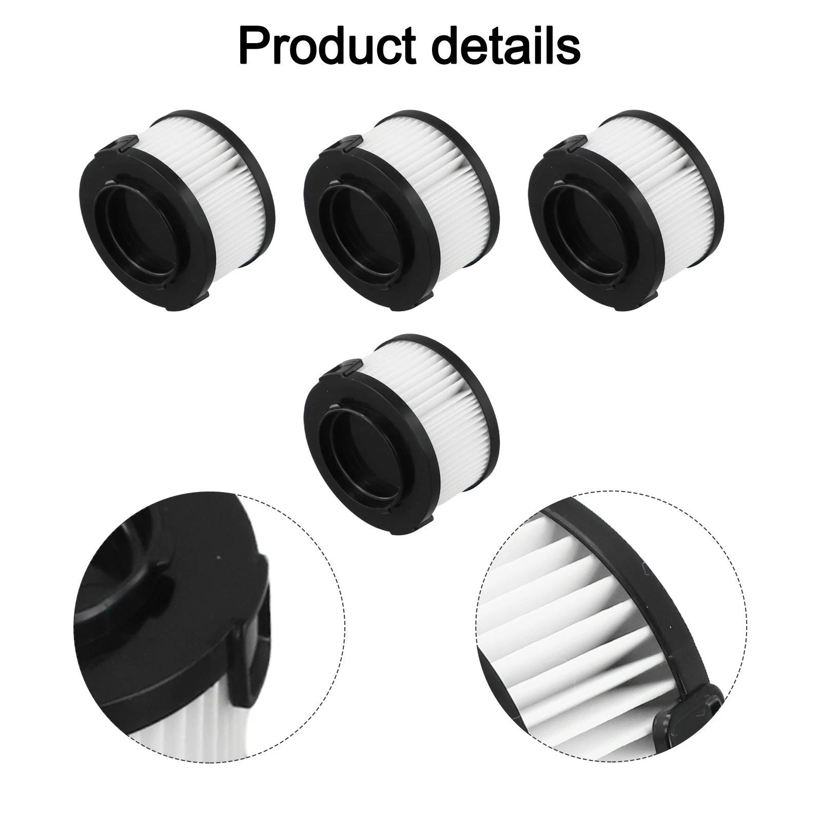 Set of 4 Replacement Filters for Simplicity SF65 Vacuum Cleaner