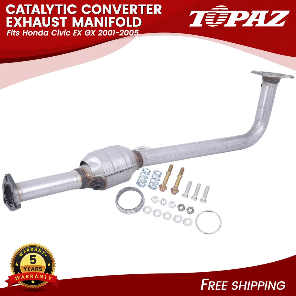 Catalytic Converter for Honda Civic EX GX (2001–2005)