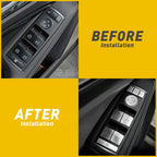 Armrest Switch Window Button Cover Trim for Mercedes Benz E C-Class GLK