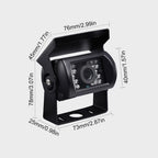 4Pin Heavy Duty Rear View Waterproof Reversing Camera for RV Truck Trailer (12-24V)
