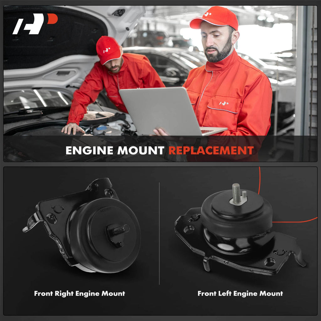 Front Engine Motor Mount for Toyota Tundra 2007-2014 Auto Trans (2-Pack)