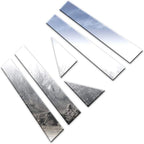 6pc. Luxury FX Stainless Steel Pillar Post Trim for 2010-2015 Toyota Prius w/o C