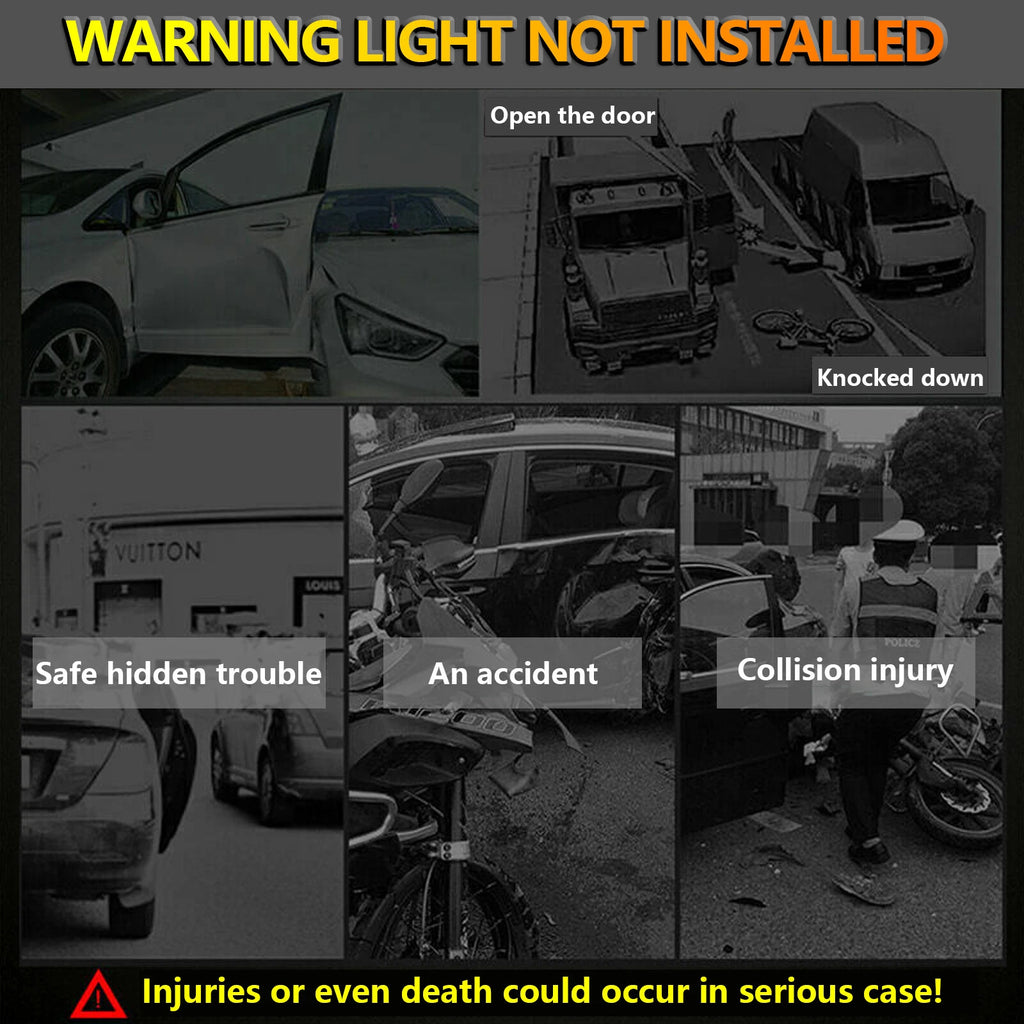 LED Warning Welcome Strip Light for Car Door Signal Flashing (Universal)