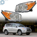 Headlight Assembly for Toyota RAV4 Sport (2009-2012) Left + Right Halogen