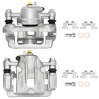 Rear Disc Brake Calipers w/ Brackets for Hyundai Sonata (2006–2008) Azera (2006–2009) Pair