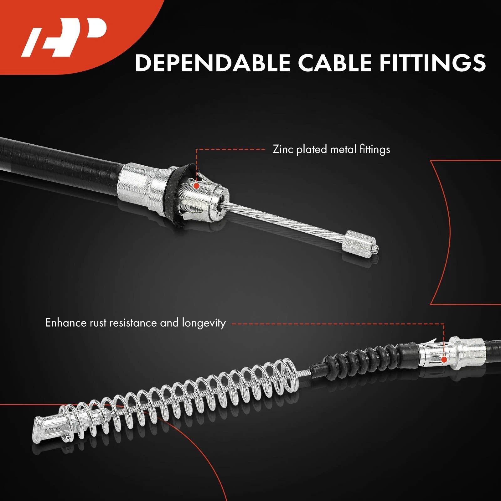 Rear Right Parking Brake Cable for Chevy Silverado 1500 GMC Sierra