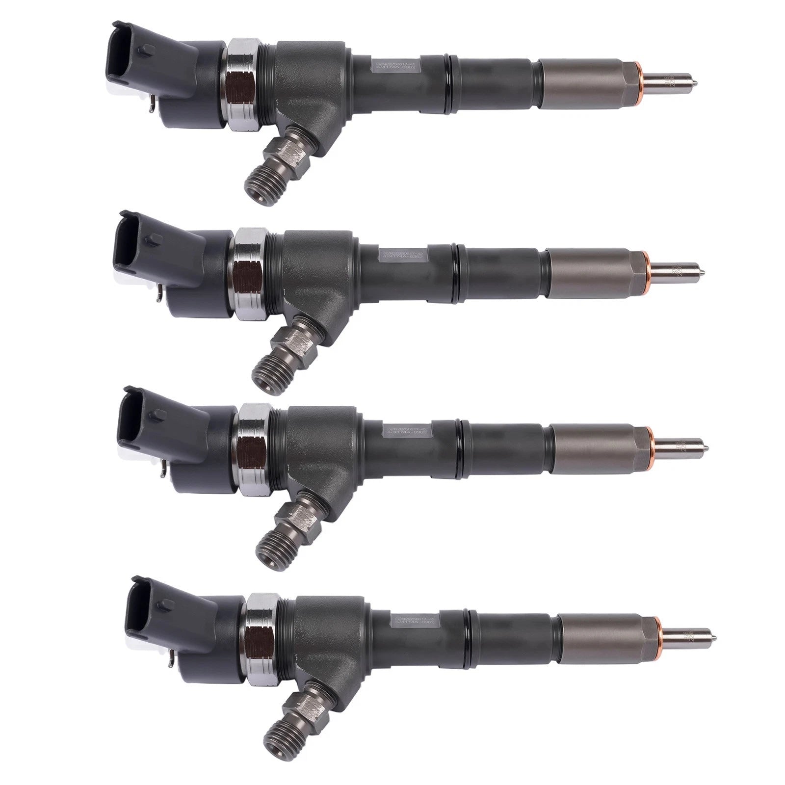 4Pcs Diesel Fuel Injector for Deutz KHD TCD 3.6 L4 (0445110558, 04123831)