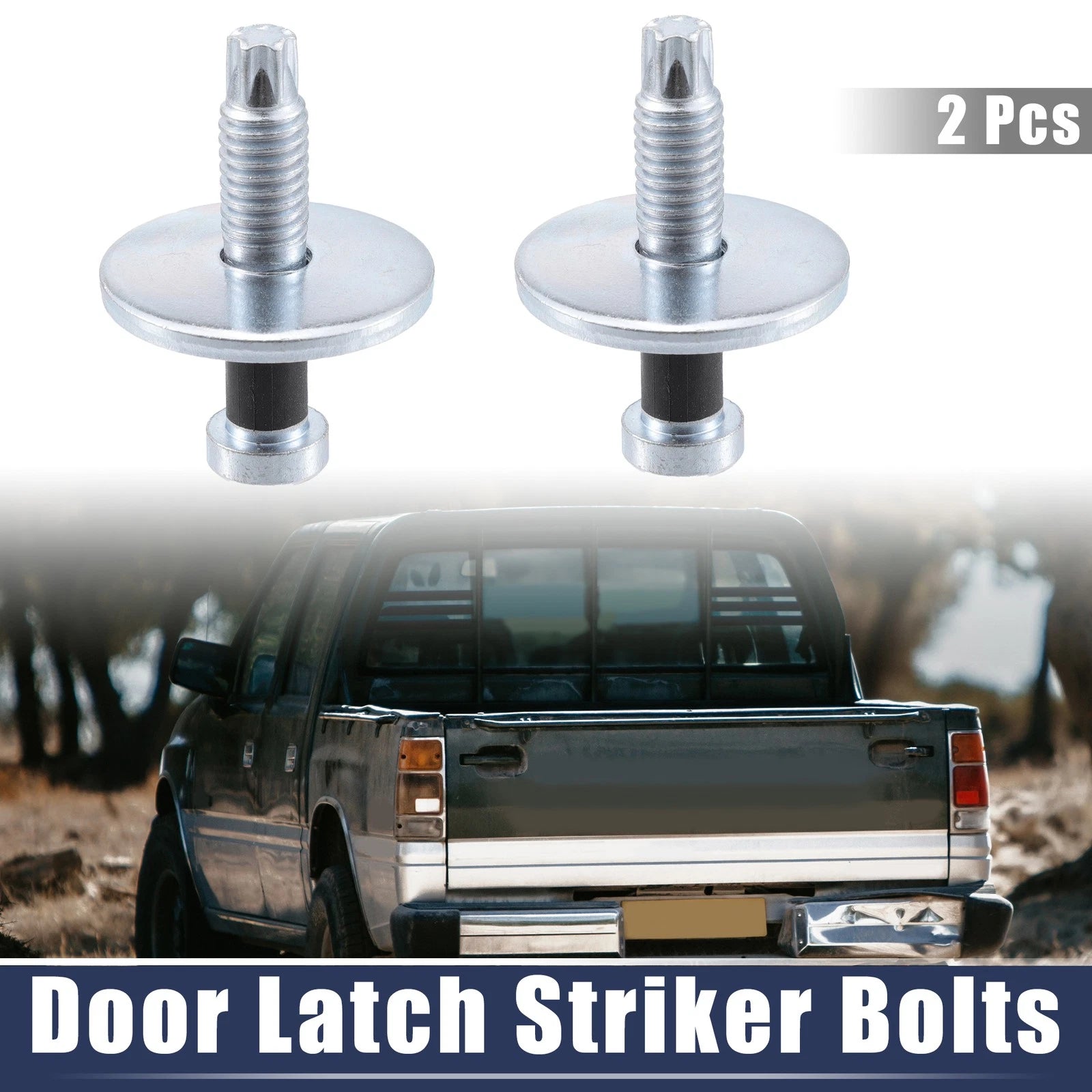 2X Door Latch Lock Striker Bolts for Dodge Ram B150 