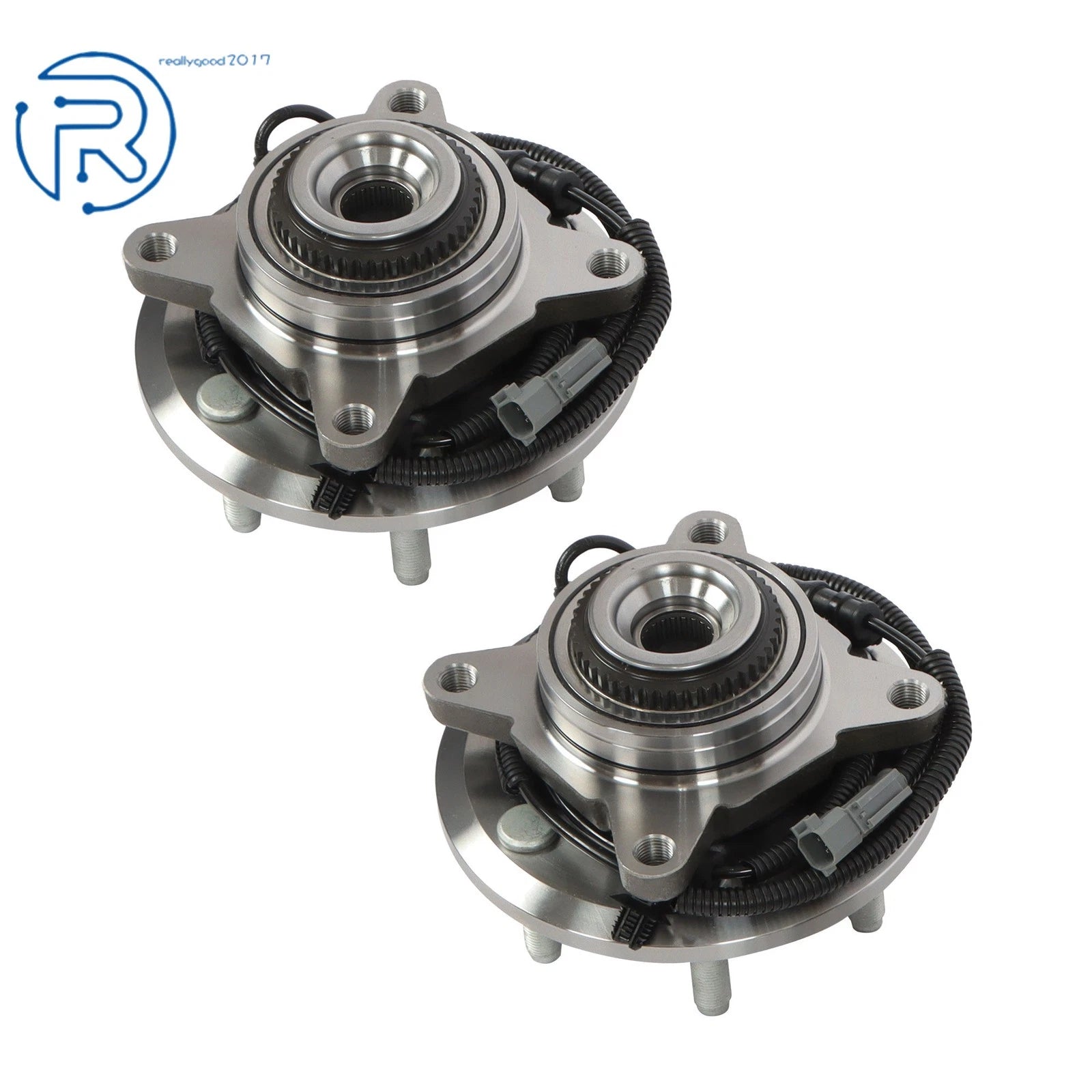2X Front Wheel Hub Bearing for Ford F-150 2018–2020 4WD w/ ABS