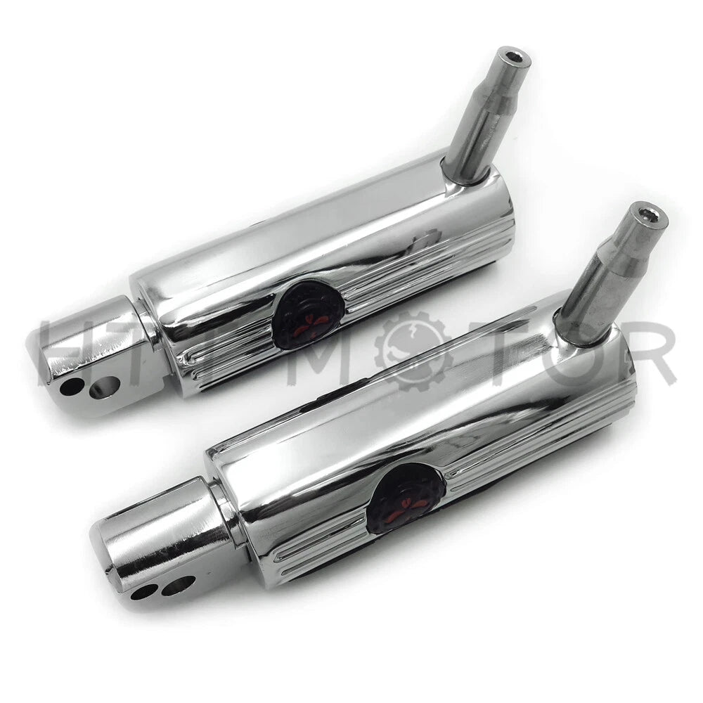 Chrome Footpegs for Harley-Davidson Softail Fat Boy FLFB & Fat Bob (2018–Present)