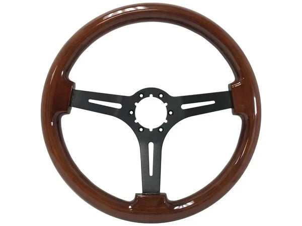 6 Hole Slotted Steering Wheel Cover with Horn Button for Jeep Wrangler (2007–2018)