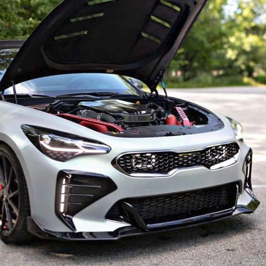 Front Bumper Vent Hole Cover for KIA Stinger GT (2017–2023) Carbon Fiber